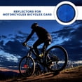 thumbnail image 6 of Uxcell Round Rear Reflectors, Safety Reflective Warning Reflector for Motorcycle and Bicycle Blue, 6 of 7