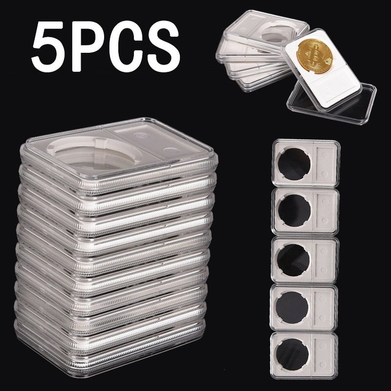 10 Pack Plastic Coin And Slab Holders Collectible Commemorative Challenge  Polystyrene Box For Storage And Display Ideal For Collection Supplies From  Ren09, $6.24