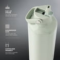 thumbnail image 3 of Thyme & Table 32oz Stainless Steel Cleo Bottle with Straw, Mint, 3 of 8