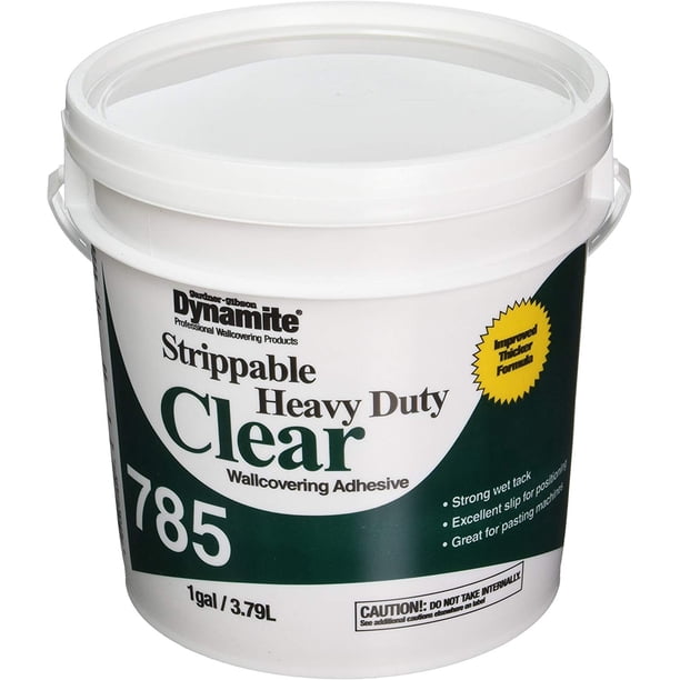 GardnerGibson 785 Strippable HeavyDuty Clear Wall Covering Adhesive
