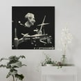 thumbnail image 5 of Jazz Drummer Charlie Watts Poster Canvas Poster Art Poster Canvas Painting Decor Wall Print Photo Gifts Home Modern Decorative Posters 28x28inch(70x70cm), 5 of 5