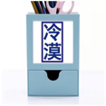 thumbnail image 1 of Chinese Joke Chillily Kangxi Style Desk Supplies Organizer Pen Holder Card, 1 of 3