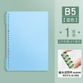 thumbnail image 1 of Nvzi Cuaderno espiral B5 Plaid, cuadernos de tapa dura con hojas gruesas extraíbles, 120 páginas / 60 hojas, para tomar notas, oficina y hogar, paquete de 2, azul, 1 of 3