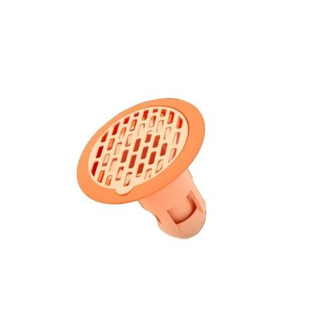 

Toma Deodorant Floor Drain Plastic TPR Cuttable 4 Outfalls 360 Degree Drainage Shower Drain Hair Catcher for Bath Room Washroom Hand Sink Pink