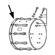 Pearl Competitor Series Bass Drum Hoops 24 in.