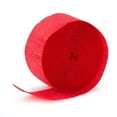 thumbnail image 2 of Birthday Express - Holiday Red (Red) Crepe Paper -, 2 of 2