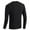 Black, variant on Vikakiooze Man Back Intelligent Fever Knitted Keep Warm Long Sleeve O Neck Heating Underwear Blouse Tops