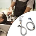 thumbnail image 4 of Pulverizador de grifo de fregadero con manguera de 1,2 accesorios de cuenco de champú de salón de fácil instalación profesional de un solo, 4 of 9