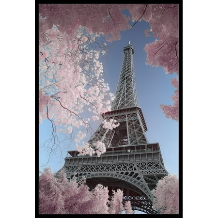 Eiffel Tower Infrared - Paris Poster Poster Print
