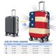 thumbnail image 4 of Fotbe American Flag Map Funda Protectora para Equipaje, Antirrayones y Resistente a la Suciedad, Compatible con Maletas de 18 a 32 Pulgadas-Small, 4 of 7