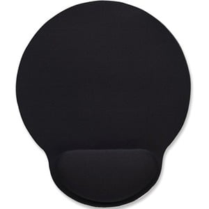Manhattan Wrist-Rest Gel Mouse Pad, Black