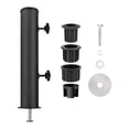 thumbnail image 1 of Tubo de soporte Tubo pesado de mármol negro Pole de del poste Soporte del tubo para el balcón del jardín Docks Beach, 1 of 8