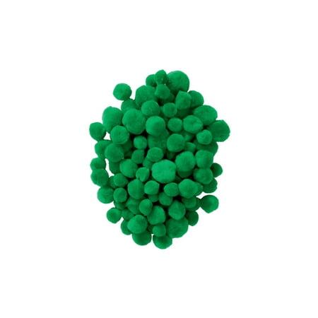 Colorations Pom-Poms, Green - 100 Pieces (Item #