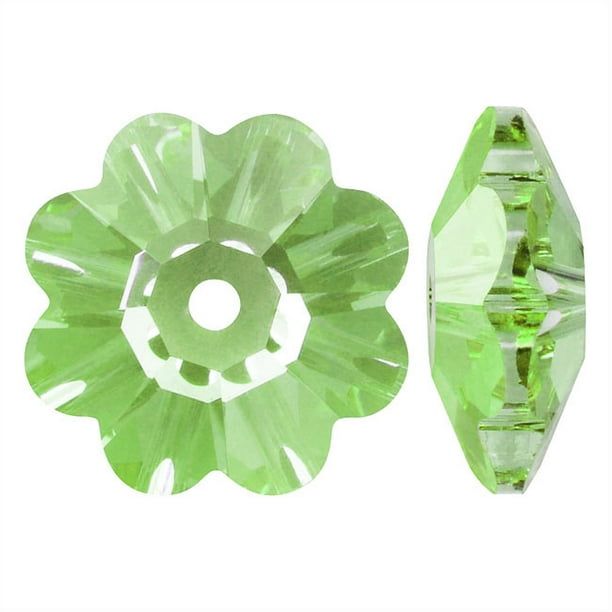 Swarovski - Crystal, #3700 Flower Margarita Beads 6mm, 12 Pieces