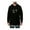 Black - black, variant on DOPE Mens the Front Print Hockey Hoodie Sweatshirt, Black, Large