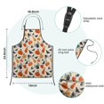 thumbnail image 7 of Halloween Pumpkin Spider Pattern Kids Aprons for Girls and Boys,Adjustable Neck Strap Toddler Aprons for Kids Cooking Baking,23.6"x19", 7 of 7