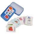 thumbnail image 1 of Educational Card, Cognitive Card Toy Safe Durable Equipped Storage Box  For Gift Green 30pcs Card,Blue 30pcs Card,Pink 56pcs Card, 1 of 8