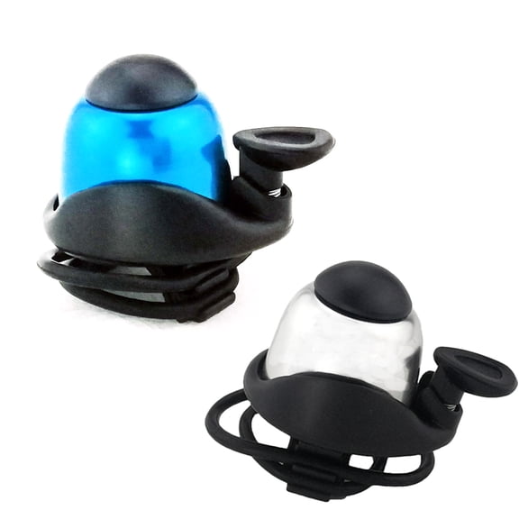 OUNONA  2 Pcs Alarm Warning Bells Aluminum Bike Rings Rack Door Ringer