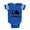 Royal Blue, variant on CafePress - FIN Peace Love Yorkie - Cute Infant Baby Football Bodysuit