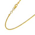 thumbnail image 3 of JewelStop 14k Solid Yellow Gold 1.5 mm Sparkle Chain Necklace, Lobster Claw Clasp - 20 Inches, 3.3gr., 3 of 6