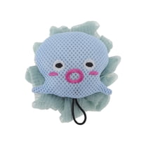 1 Pc Cartoon Bath Sponge Body Scrubber for Bathroom Blue