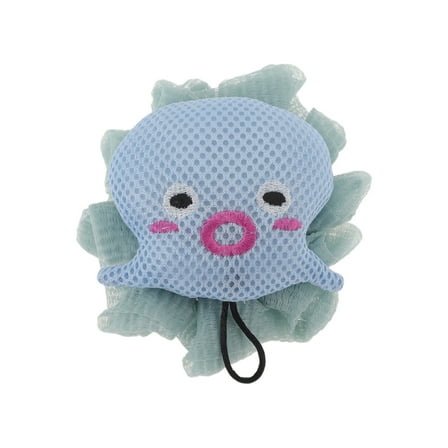 1 Pc Cartoon Bath Sponge Body Scrubber for Bathroom Blue