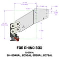 thumbnail image 2 of GEN-Y Hitch GH-8046AL EXECUTIVE TORSION-FLEX Rhino SnapLatch Fifth Wheel Pin Box Replacement with Gooseneck 2 5/16" Coupler 1.5K - 3.5K pin weight range 21K Towing, 2 of 2