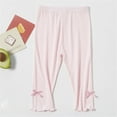 thumbnail image 2 of EnJoCho Soft Pants Girls 8 Toddler Girls Seven Pants Bottoming Pants Summer Thin Model Children's Pants Summer Baby Softy Pants, 2 of 6