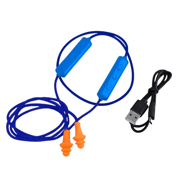 GJX Bluetooth Headset Earphone Ear Plugs for Work Earbuds Hidden In Ear Headphones Isolating Earplugs Noise Suppression Hearing Construction Noisy Places