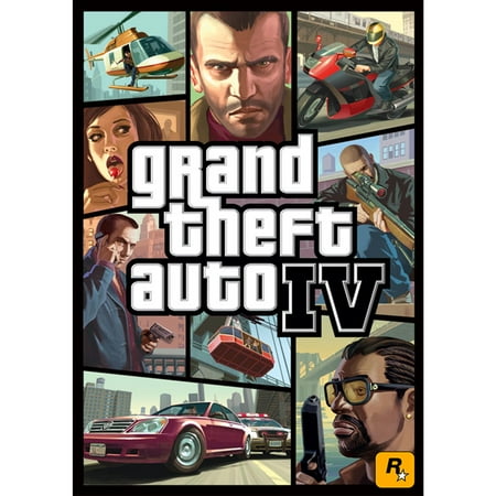 Grand Theft Auto IV (Digital Download), Rockstar Games, PC, (Best Rockstar Games For Pc)