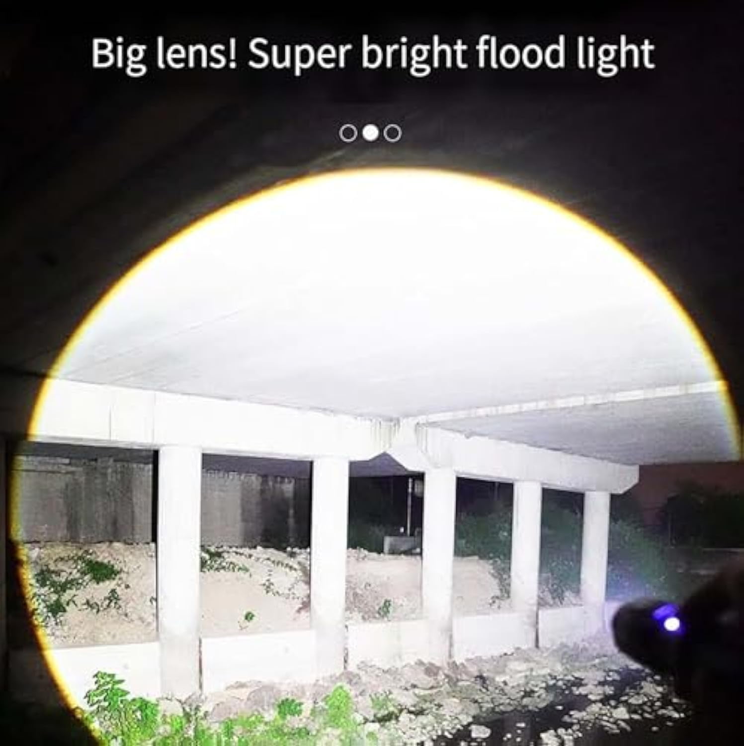 Lk360 Flashlight,The Ultimate Survival Flashlight 2025,Powerful150000 Lumens - USB Rechargeable Waterproof, with 3 Modes, Zoomable, Outdoor and Home Emergency Use (2PCS)