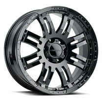 17x8.5 Vision 375 Warrior Gloss Black Wheel 6x135 (25mm)