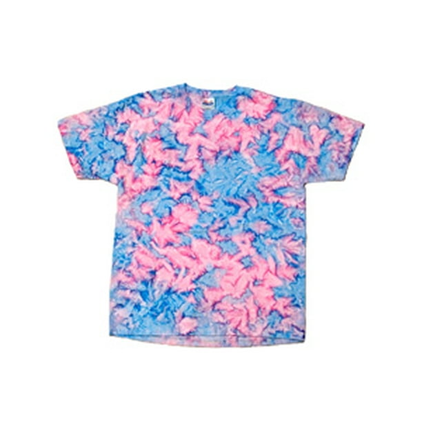 TieDye Adult 5.4 oz., 100 Cotton TShirt COTTON CANDY M