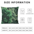 thumbnail image 6 of Nawypu Set of 2 Throw Pillow Cover Green Pattern Malachite Abstract Closeup Continuous Detailed Flagstone Gem Pillowcase Home Decorative Square Pillow Case Cushion Cover White, 6 of 6