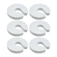 thumbnail image 1 of Lipstore 6Pcs Door Finger Pinch Guard Replacement Professional Finger Clamp Protector White 15MM, 1 of 8