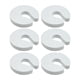 thumbnail image 1 of 6 piezas de protección contra pinchazos de dedos para puerta, repuesto de protección contra pinchazos de dedos, fácil de usar. Blanco 15MM, 1 of 9