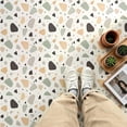 thumbnail image 2 of 10 Pcs Morandi Terrazzo Peel and Stick Floor Tiles, 12x12 in Covers 10 Sq. Ft. Self‑Adhesive DIY Vinyl Flooring, Removable & Waterproof for Bathroom, Kitchen, Walls, Bedroom, 2 of 8