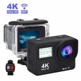 thumbnail image 2 of 4K Ultra HD Action Camera , Double LCD 16MP 170D 30M Waterproof Action Camera, Helmet Video Camera With Remote Control ,Easy to Use, 2 of 7