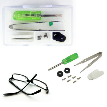 Precision Eyeglass Screwdriver Mini Sunglasses Eyewear Optical Repair Kit Tool (Best Drywall Repair Kit)