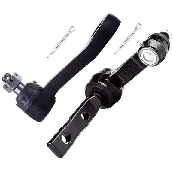 CCIYU Idler Arm - With 2.48 Inch Bolt Pattern Pitman Arm Compatible Fit For 1997-2002 For Ford Expedition 1997-2003 For Ford For F-150 2004 For Ford For F-150 Heritage 2pcs Suspension Kit