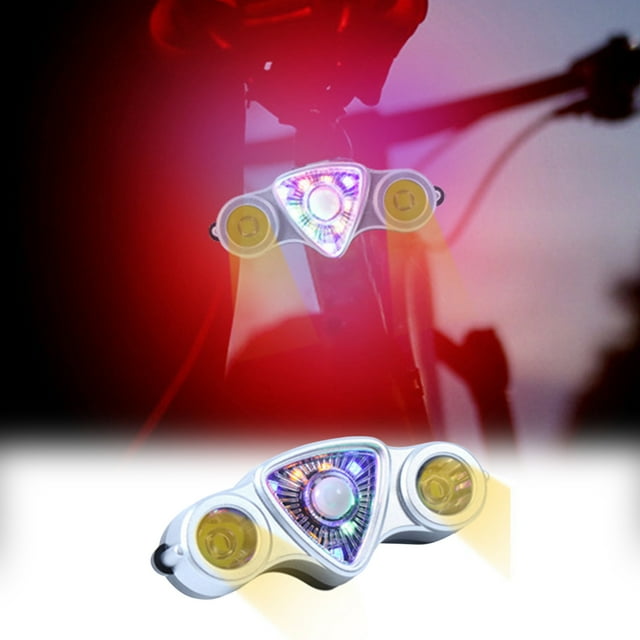 KQJQS Bike Lights For Night Riding 9+2 LEDs 6 Modes USB Charging MTB Headlight Most Powerful Mountain Biking Bicycle Light