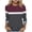 Wine, variant on wdsxpo Shirts for Womens 3/4 Sleeve Casual Crewneck Shirts Printed Basic Tees Dressy Tunic Business Work Shirts Fall Fashion Tops