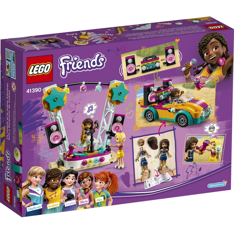 LEGO Friends Andrea's Car & Stage Playset 41390 Building Kit (240