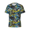 thumbnail image 3 of Rocae Goal Time for Men's Moisture-Wicking Crew Tee - T-Shirt for Sports, Outdoor Activities, and Casual WearX-Large, 3 of 9