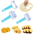 thumbnail image 4 of Cortador de masa - Juego de cuchillos para masa de 3 cortadores de ravioles de diseño Hermosos raviolis Galletas Dumplings Shaper Protección del medio ambiente Salud Adepaton LL-2181-1, 4 of 8