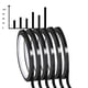 thumbnail image 2 of Cinta de raya fina para pizarra blanca, 6 rollos, 1/8 de pulgada de grosor, cinta de borrado en seco para líneas de cuadrícula (negra), negra, negra, 2 of 5