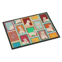 Lots of Wheaten Scottish Terrier Indoor or Outdoor Mat 24x36 36 in x 24 in
