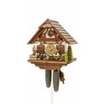 thumbnail image 1 of Cuckoo Clock Black Forest house with moving beer drinker KA 869 EX, 1 of 1