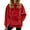 Red, variant on KKBOTIVE Womens Hoodie with Dog Pouch Fuzzy Cat Puppy Holder Big Pocket Pet Pockets Pullover Sweatshirts Blue Size: M