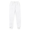 thumbnail image 2 of Huankd Mens Fleece Lined Sweatpants Warm Winter Athletic Jogger Pants with Pockets Drawstring Outdoor Trousers White L, 2 of 4